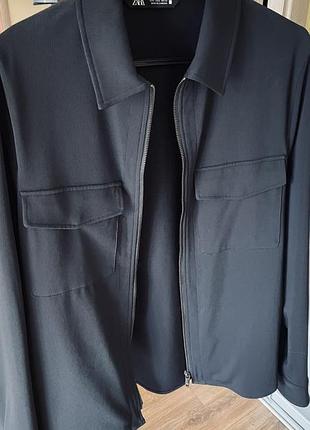 Піджак чоловічий zara чорний