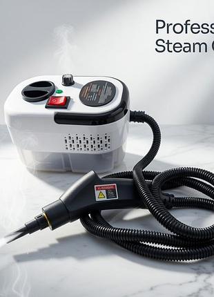 Пароочисник для дому з насадками portable steam cleaner new