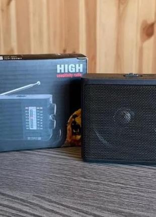 Портативний радіоприймач з bluetooth і mp3-плеєром для дому, дачі або поїздок. golon icf-506bt