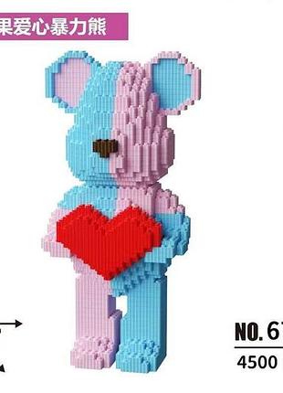 Конструктор ведмедик magic blocks bearbrick 4500pcs 2