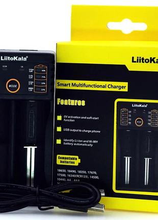 Универсальное зарядное устройство павербанк liitokala lii-202 powerbank для всех аккумуляторов