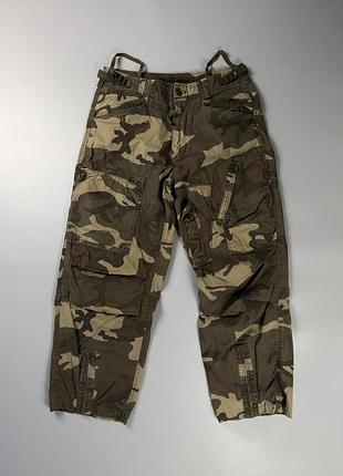 Камуфляжні штани карго vintage industries military gorpcore