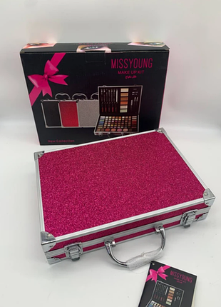 Набір для макіяжу в кейсі 22 см*30 см*7 см missyoung gm20250 makeup set pink