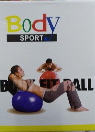 М'яч для вправ fit body ball, синій