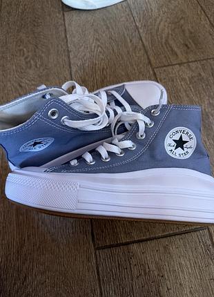 Кеди жіночі converse сині, розмір 35, довжина устілки 22 см