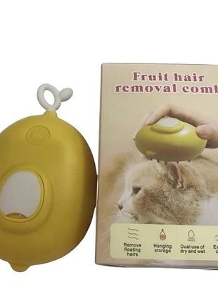 Массажная щётка для ухода за шерстью животных 4 в 1 парова pet comb