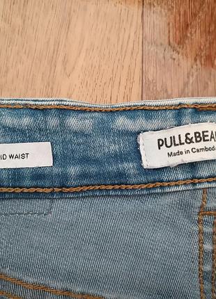 Джинси жіночі pull&bear блакитні, розмір 42 2