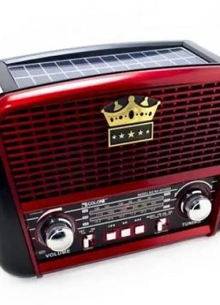 Портативный радиоприемник golon rx-455s solar usb, фм приемник с флешкой, радио переносное