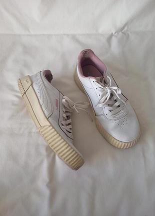 Кеди жіночі puma білі, розмір 38