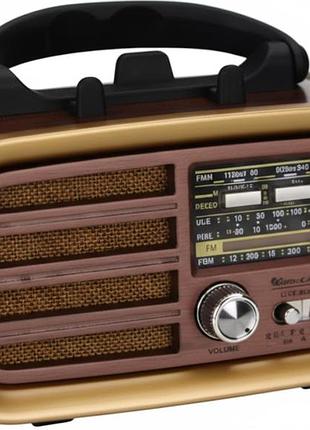 Радиоприемник со съемным аккумулятором, разъемом под батарейки, bluetooth, usb и sd 17см11см9см golon rx-bt638