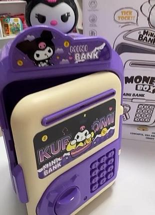 Электронный сейф копилка mini bank kuromi