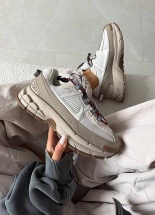 Кроссовки в стиле gucci rython 100 beige