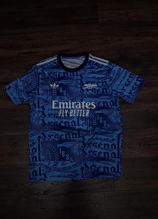 Футбольна форма чоловіча adidas фк «арсенал» синя