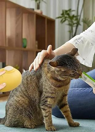 Щетка массажная для ухода за шерстью животных 4 в 1 парова pet comb