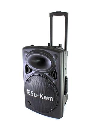 Колонка акумуляторна su-kam bt120d usb, bluetooth