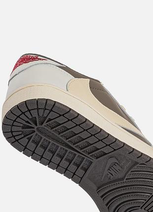 Nike air jordan 1 low og x travis scott “reverse mocha” 3