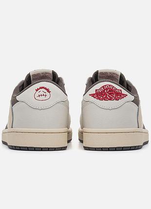 Nike air jordan 1 low og x travis scott “reverse mocha” 4