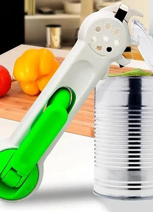 Универсальная открывалка для всего kitchen cando,консервный нож 6 в 1,открывашка для любых банок и бутылок lkp