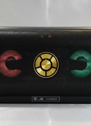 Колонка с usb, sd, fm, bluetooth, дисплеем, светломузыкой, подставкой для телефона и ремешком 28см15.5см9см golon xtreme rx-a199b
