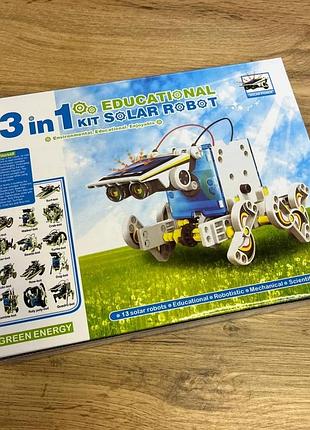 Робот-конструктор на солнечной батарее (educational solar robot kit 13-в-1)