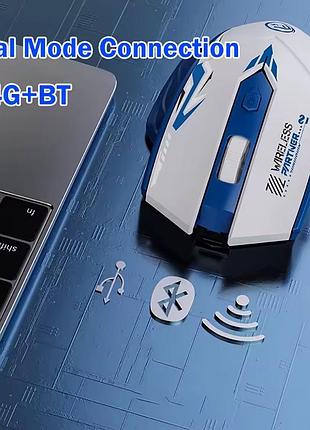 Комп'ютерна мишка kebidumei gaming mouse bluetooth + 2.4g 9