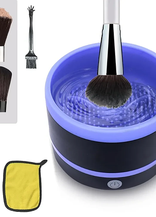 Електричний очисник пензлів для макіяжу makeup brush cleaner and ly-609