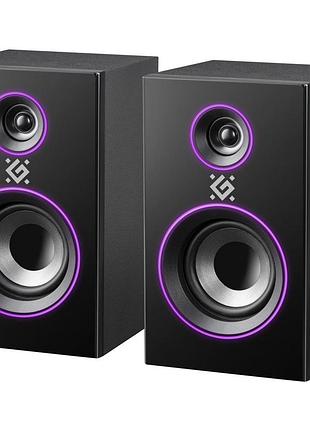 Мультимедійна акустична система defender solar 20 20вт bluetooth rgb-підсвічування black (65721)