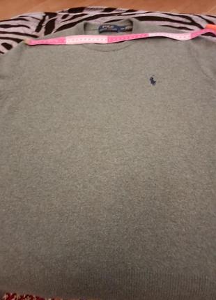 Джемпер унісекс polo ralph lauren сірий