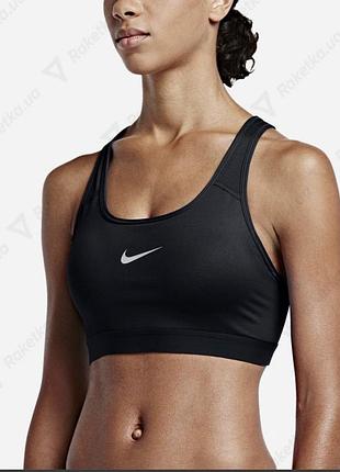 Чорний спортивний топ nike, l