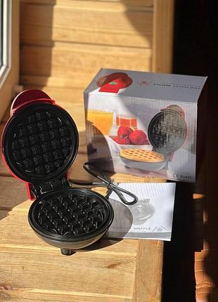 Електрична міні вафельниця waffle maker xl-287 з антипригарним покриттям