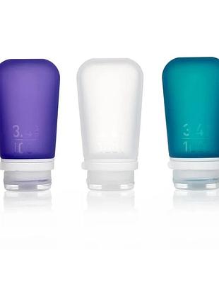 Набір силіконових пляшечок humangear gotoob+ 3-pack large