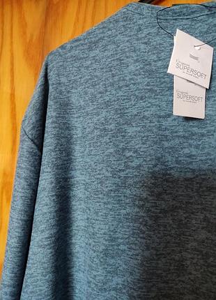 Лонгслів чоловічий supersoft синій xl 6