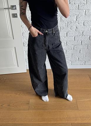 Джинси жіночі baggy чорні