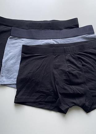 3 шт комплект чоловічих боксерів труси h&m