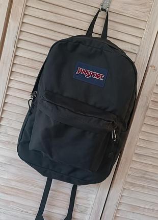 Черный классический рюкзак jansport superbreak one