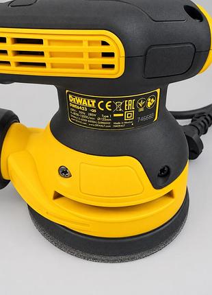 Ексцентрикова шліфмашина dewalt dwe6423 3