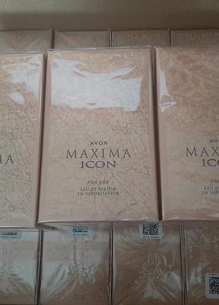 Розпродаж парфумна вода максіма айкон ікон avon maxima icon нова в плівці