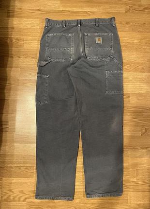 Джинси чоловічі carhartt double knee сірі