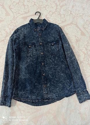 Рубашка мужская/подростковая pull &amp; bear