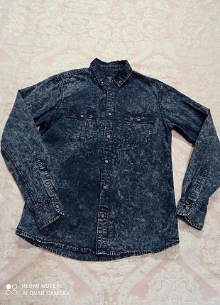 Рубашка чоловіча/підліткова pull&bear 4