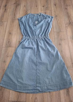 Джинсове з кишенями плаття 👗 7