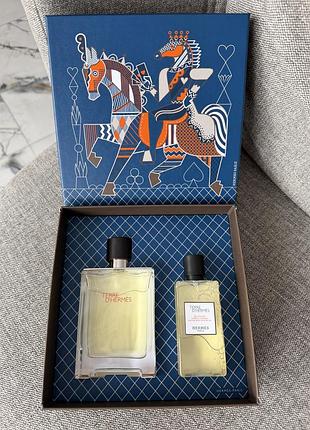 Hermes terre d'hermes набір (edt/100ml + sh/gel/80ml)