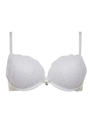 Бюстгальтер супер push up lormar double pizzo 70b, белый 2