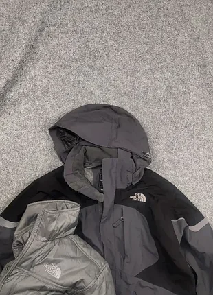 Мужская куртка с подкладом the north face blue hyvent оригинал на мембране с капюшоном ветровка