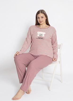 Женская пижама теплая c34592 xl