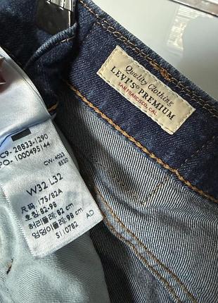 Джинси чоловічі levi’s 512 сині 3