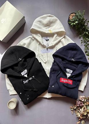 Кофта чоловіча supreme з капюшоном