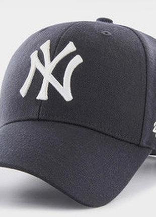 Кепка 47 brand mlb new york yankees темно-синий, белый уни osfa