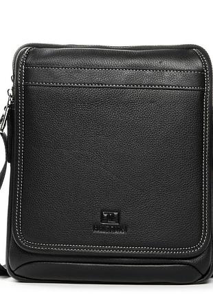 Podium сумка мужская планшет кожа bretton 4023-4 black