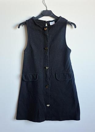 Сарафан для дівчинки zara чорний 2